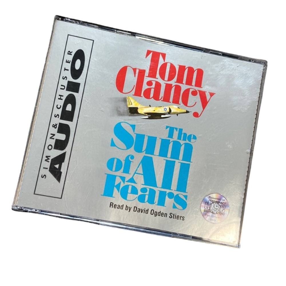 Tom Clancy The Sum of All Fears Audiobook on CD Read by David Ogden Stiers